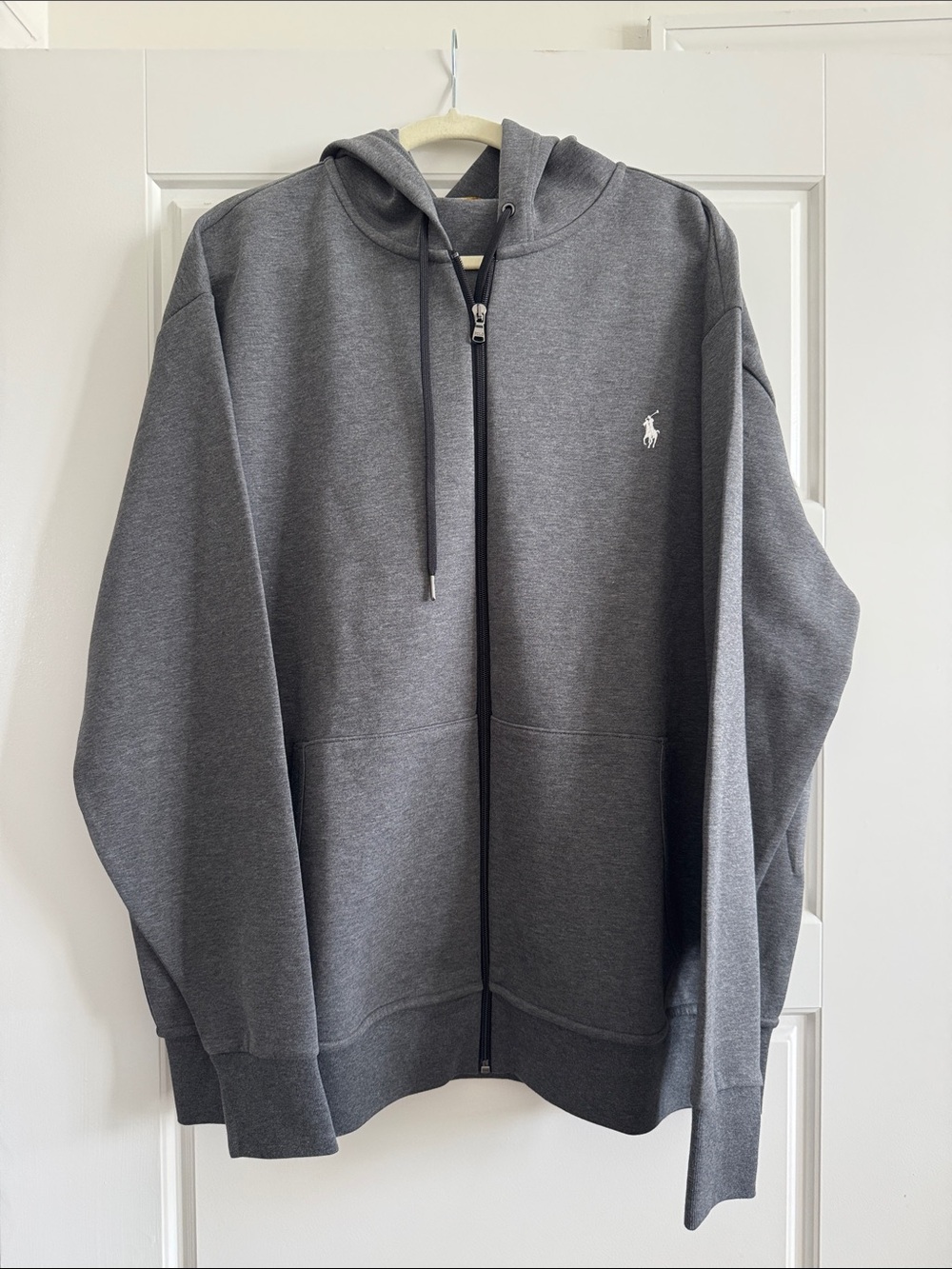 NWOT Polo by Ralph Lauren Charcoal Gray Full-Zip Hoodie